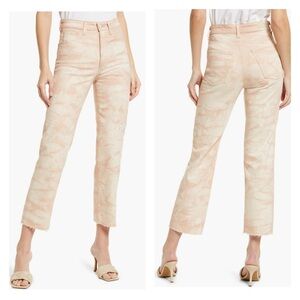 AG Pink Alexis Straight Crop Jeans - Sz 30